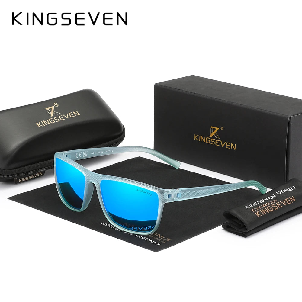 KINGSEVEN  Polarized Classic Square Sunglasses