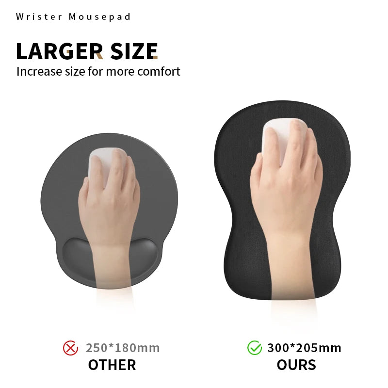 Ergonomic Mouse Pad with Wrist Rest Support