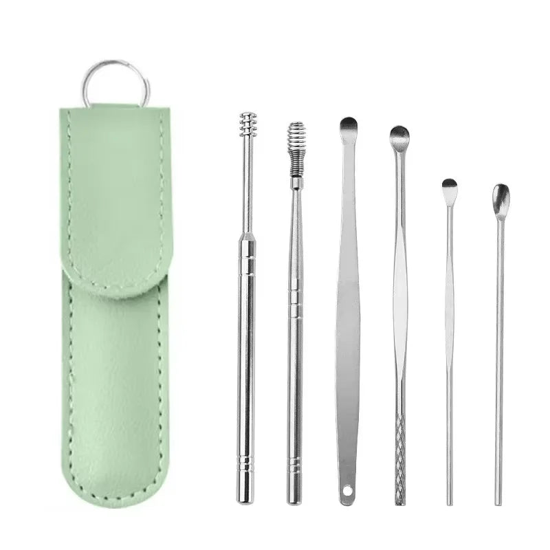 Stainless Steel Ear Wax Cleaner Set