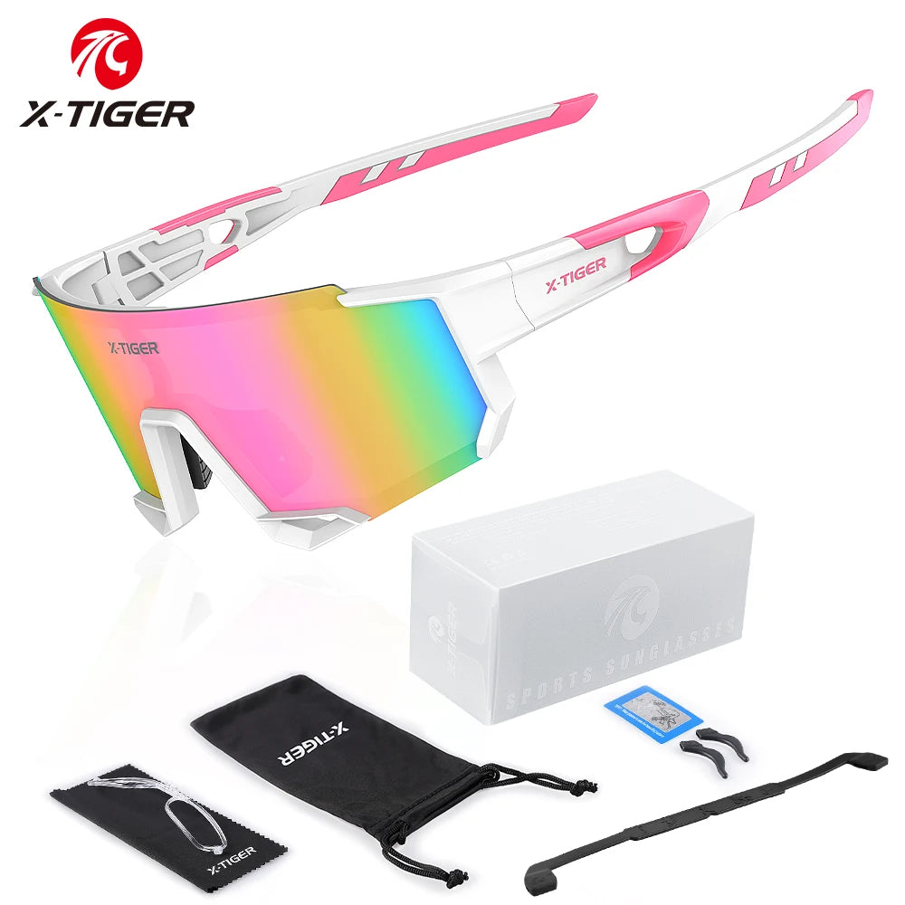 X-TIGER Adult Polarized Cycling Glasses