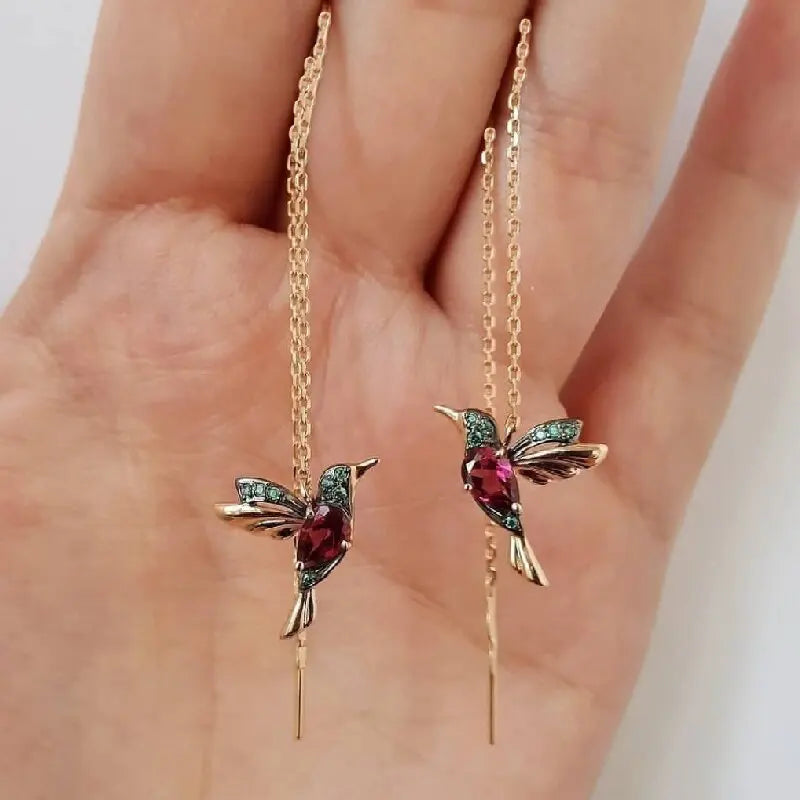Long Irregular Tassel Earrings