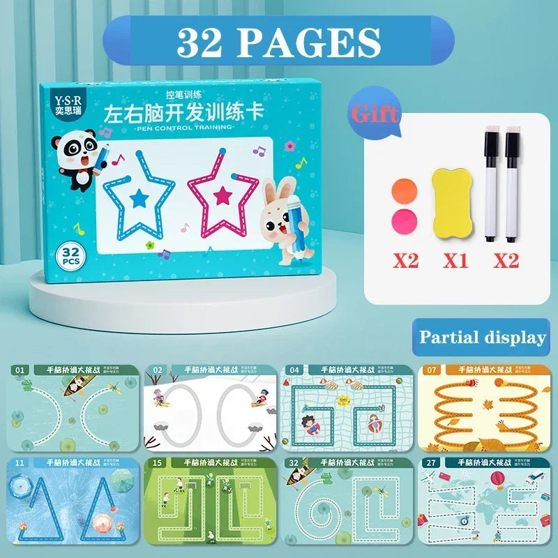 Reusable Magical Tracing Workbook