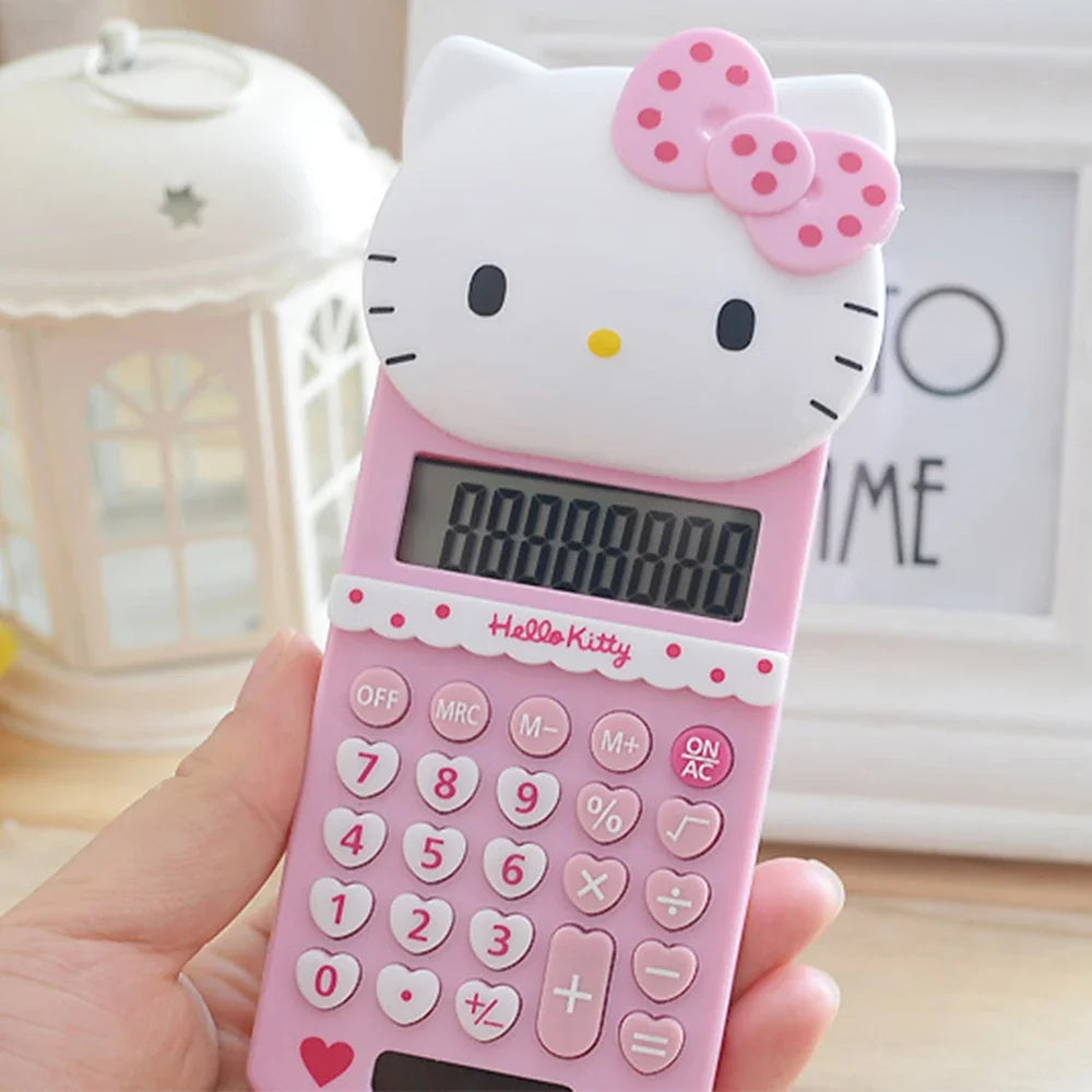 Kawaii Hello Kitty Cute Sanrio Portable Pocket Calculator
