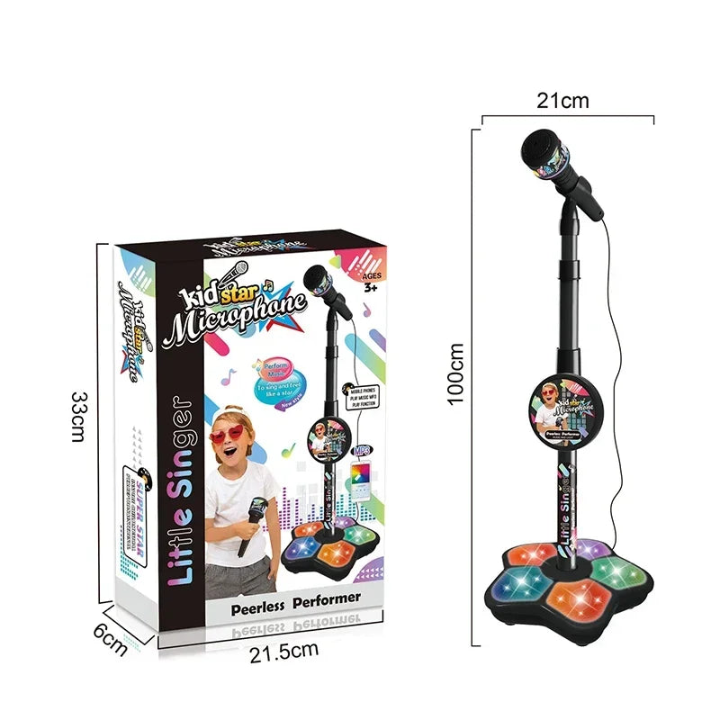 Kids Microphone Karaoke with Stand