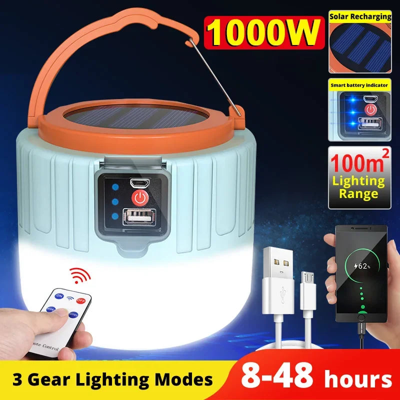 Solar Rechargeable Camping Lantern