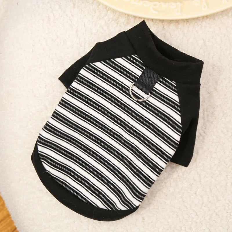 Striped Pet Pullover Shirt