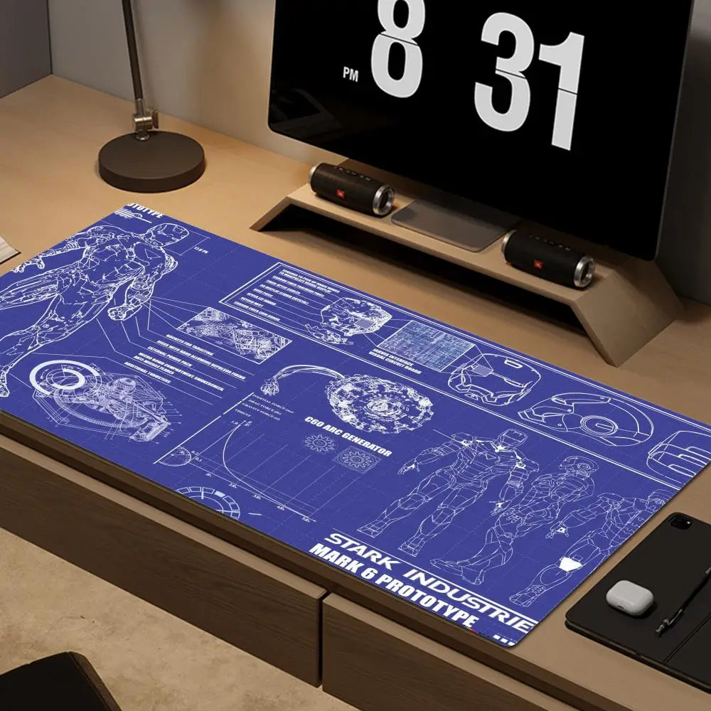 Jarvis Stark Industries XXL Gaming Mouse Pad