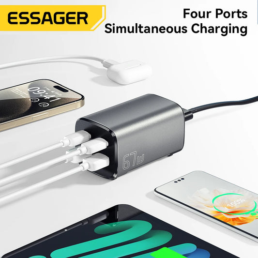 Essager 67W GaN Desktop USB-C Fast Charger