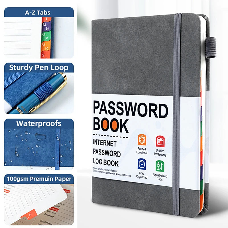 Password Keeper Book with Alphabetical Tabs