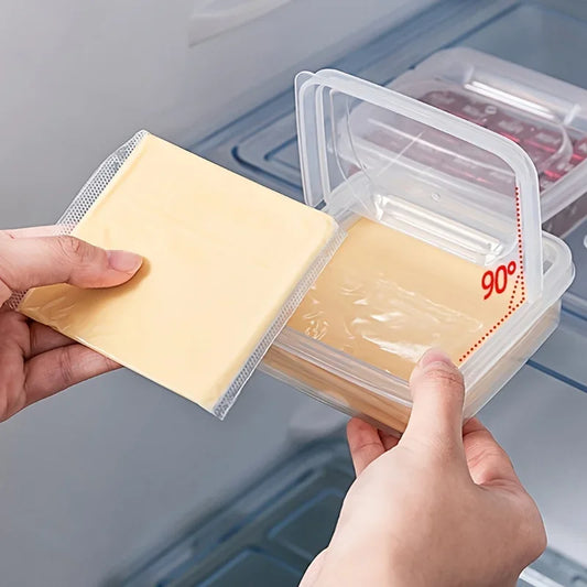 1Pc Sliced Cheese Container for Fridge