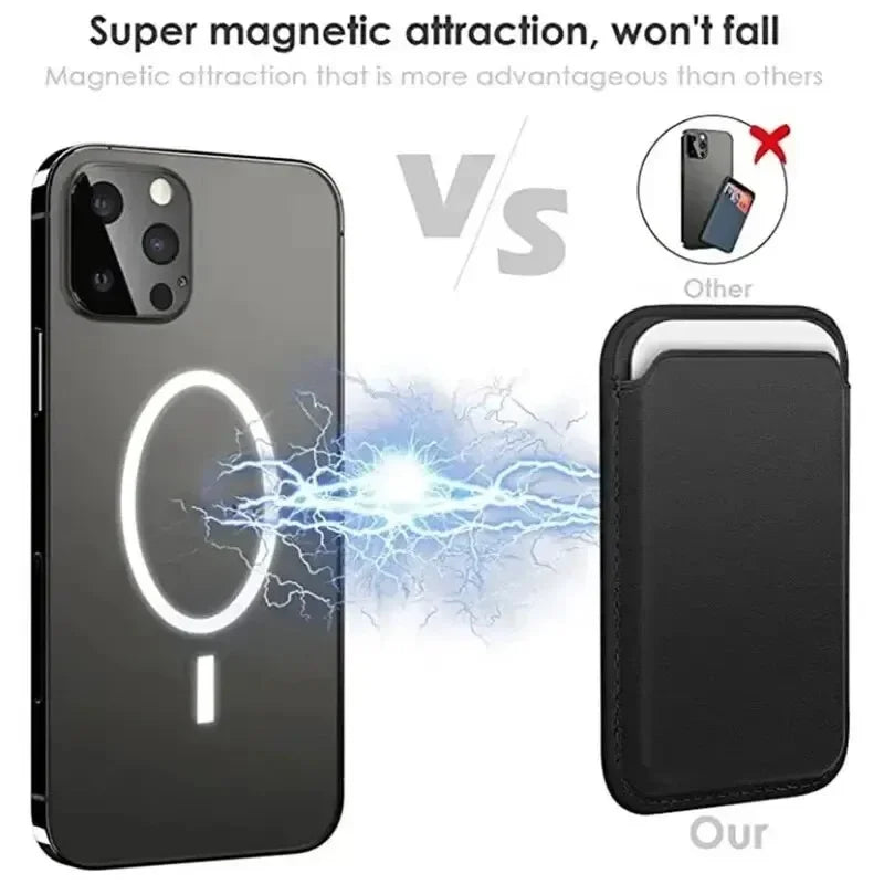 Leather Wallet Case For iPhone