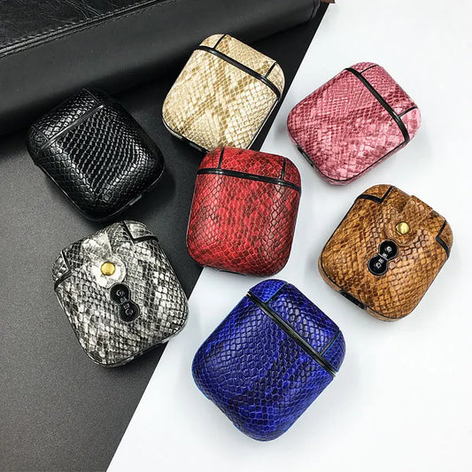 Snake Pattern AirPods Case