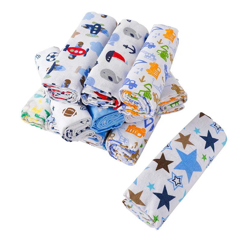 4Pcs/Pack 76x76cm 100% Cotton Flannel Diapers