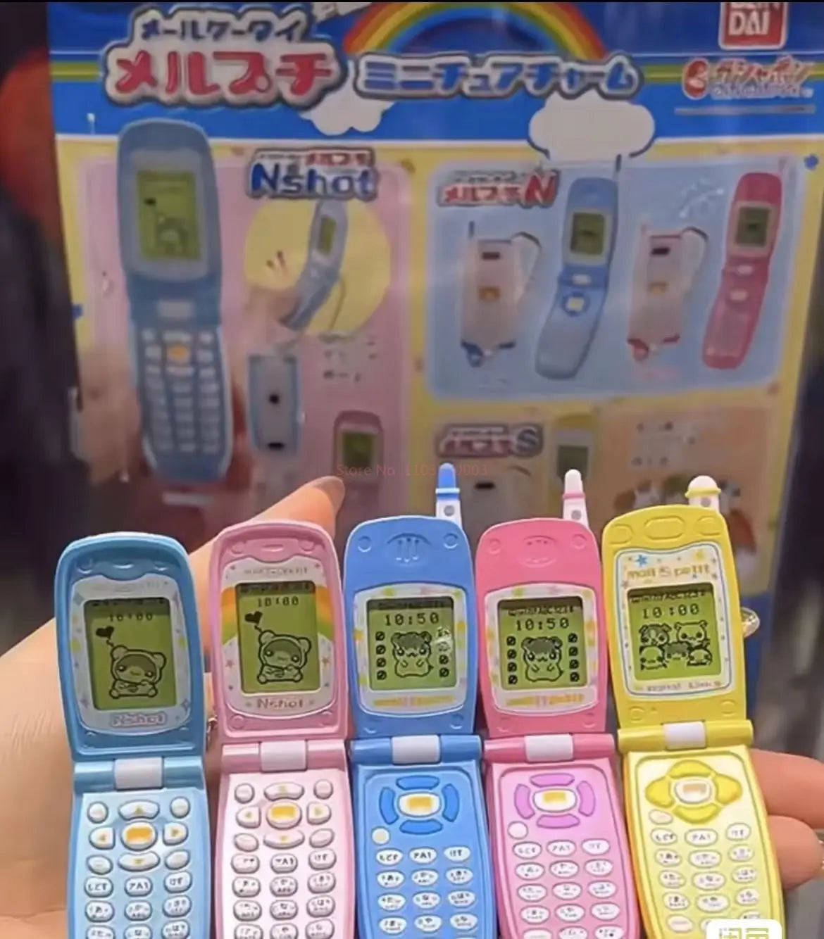 Retro Flip Phone Miniature Toy Gift