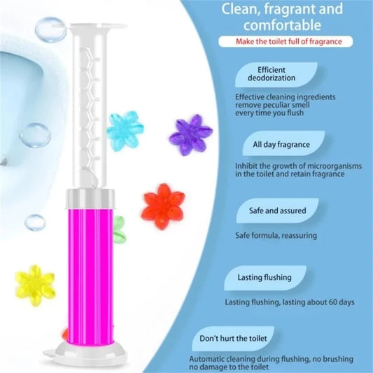 Flower Toilet Cleaning Gel