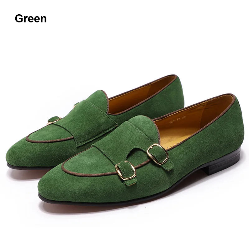 Suede Leather Mens Loafers