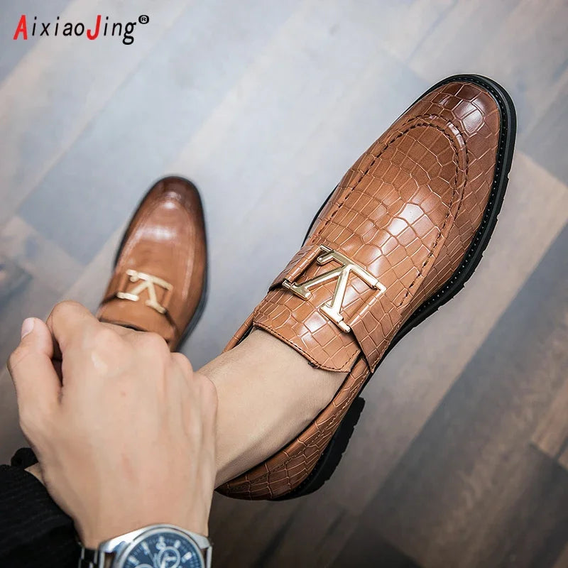 Leather Loafer Shoes