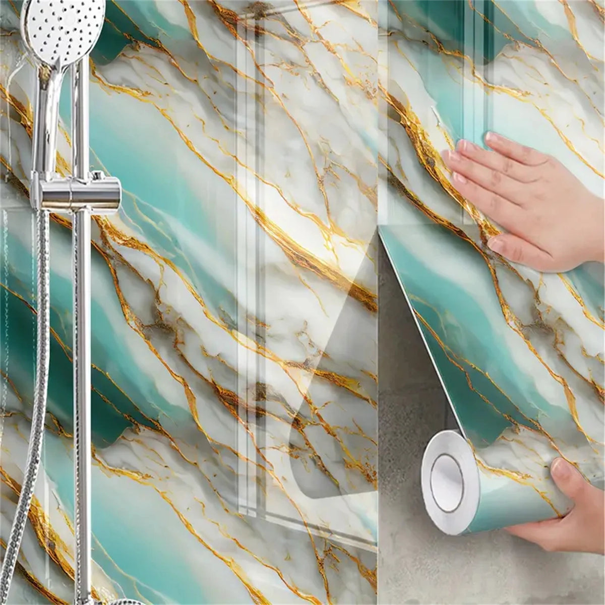 Marble Self-Adhesive Kitchen Renovation Film