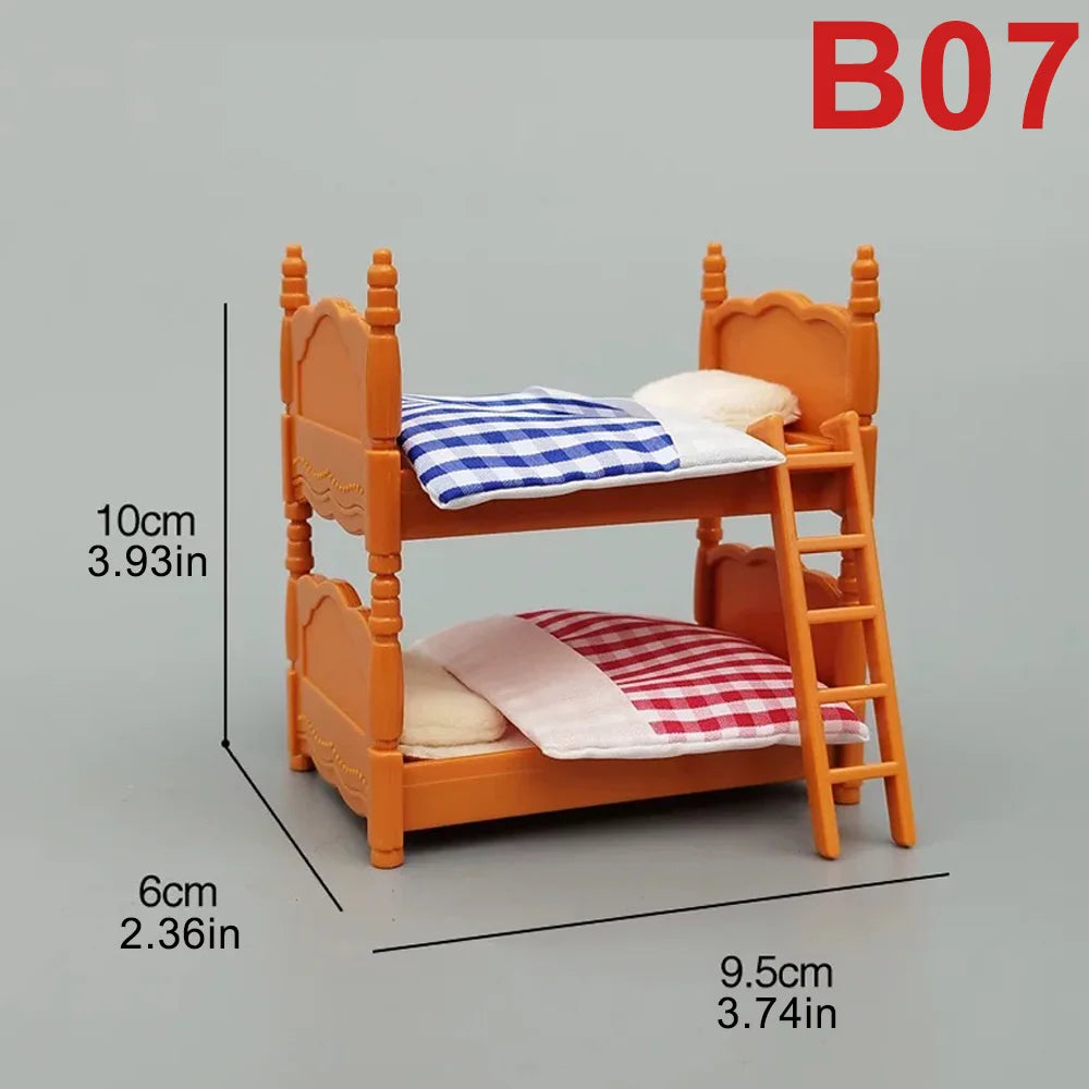 Dollhouse Miniature Furniture Toys Set