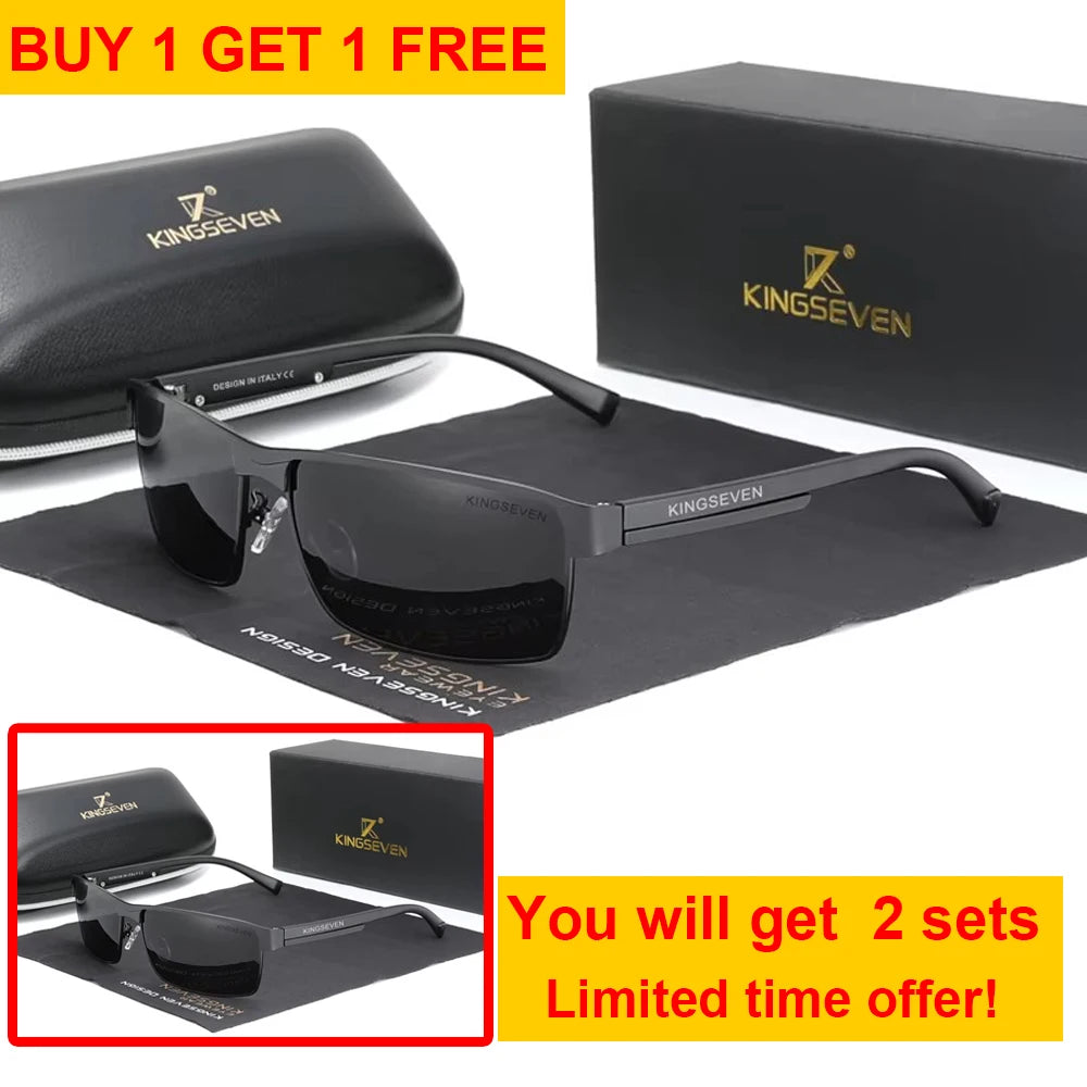 KINGSEVEN Men Polarized Photochromic Sunglasses
