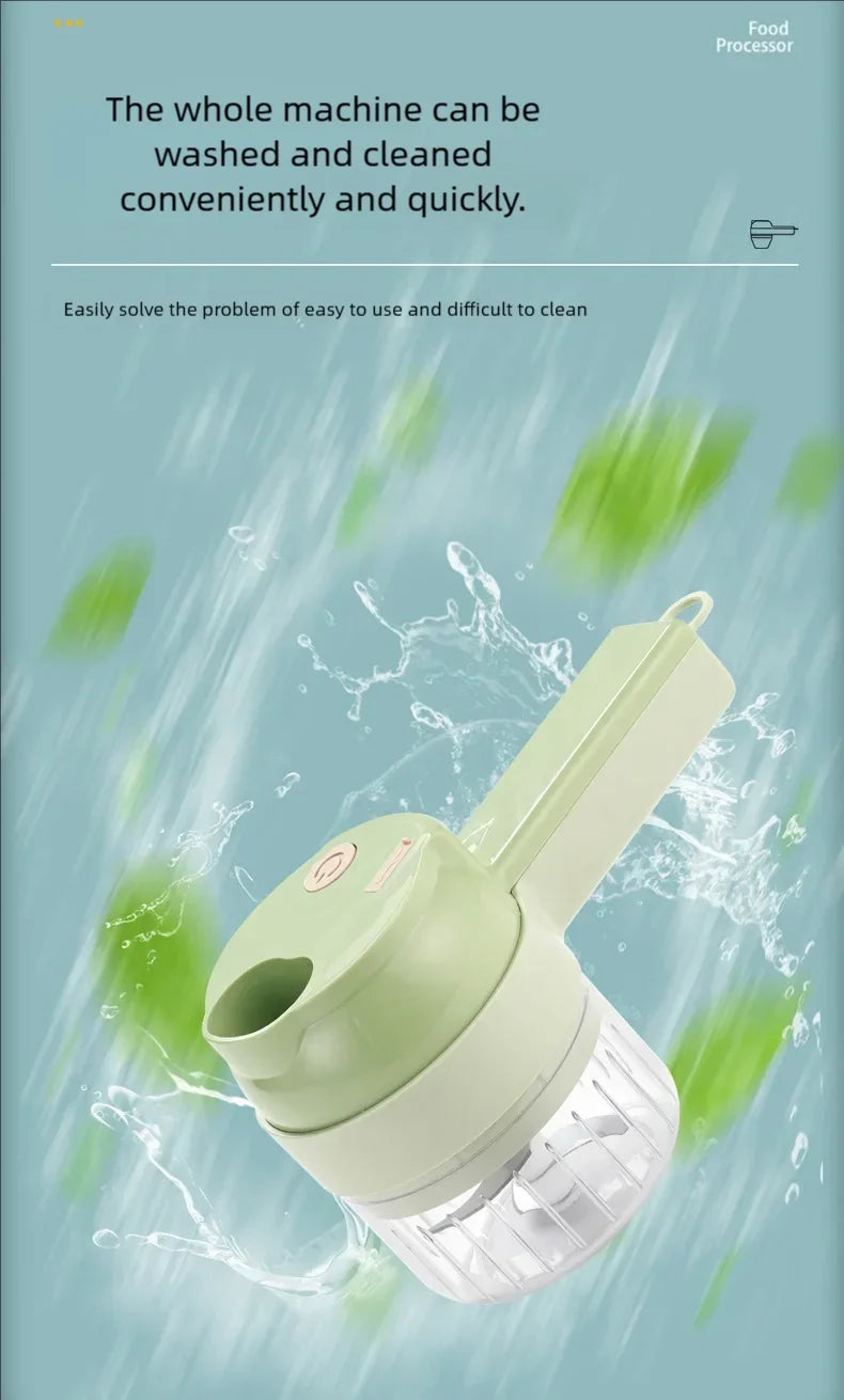 4In1 Electric Vegetable Cutter