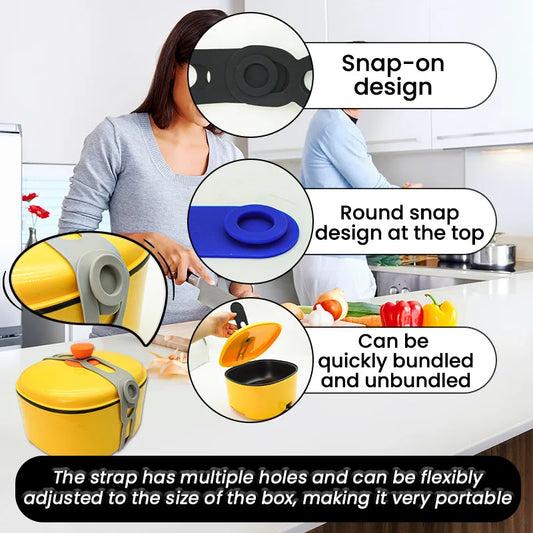 Stretchable Silicone Lid Strap for Food Containers