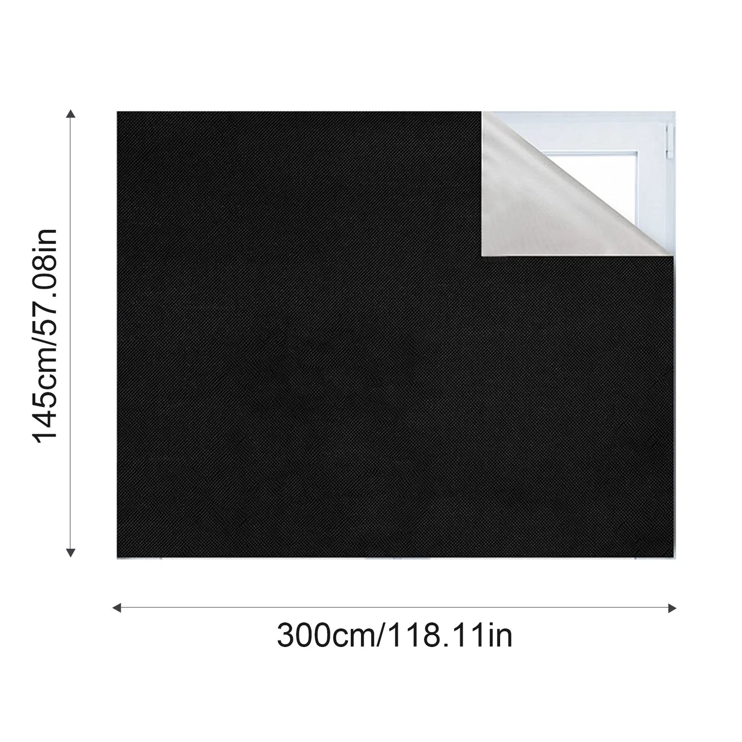 Removable Blackout Window Cover
