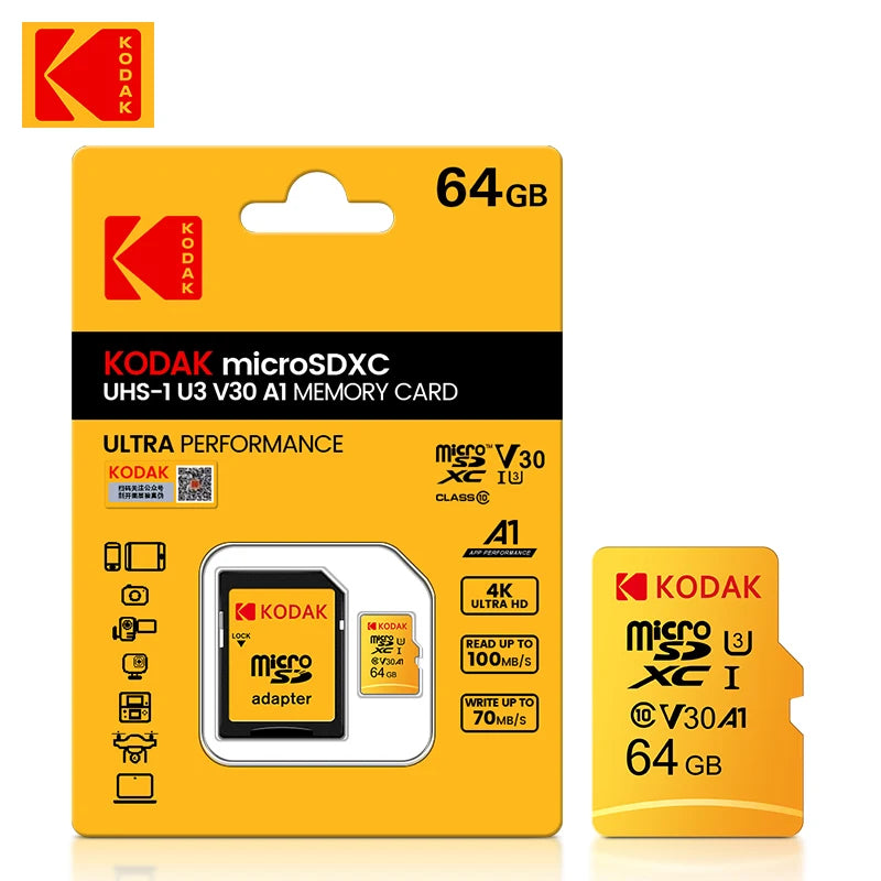 Kodak Micro SD Card 128GB