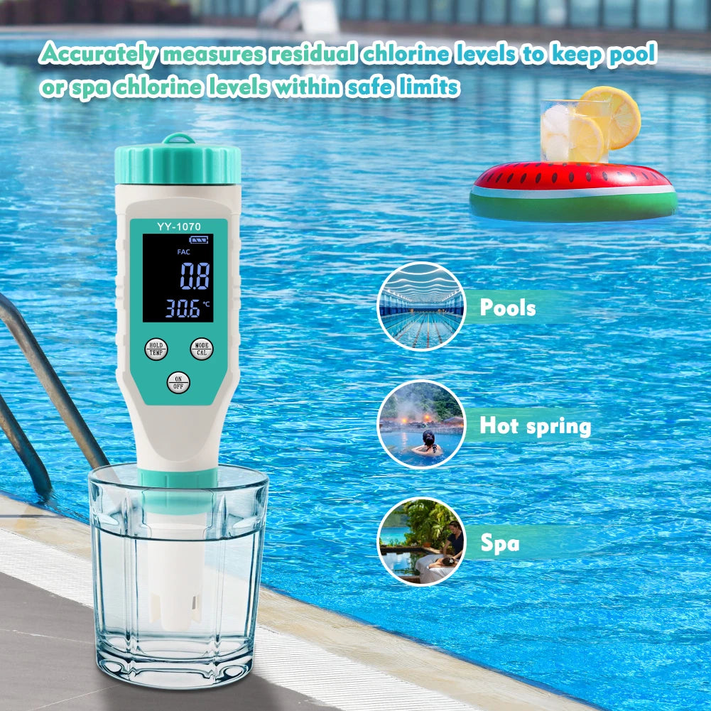 Digital Chlorine Meter PH Tester