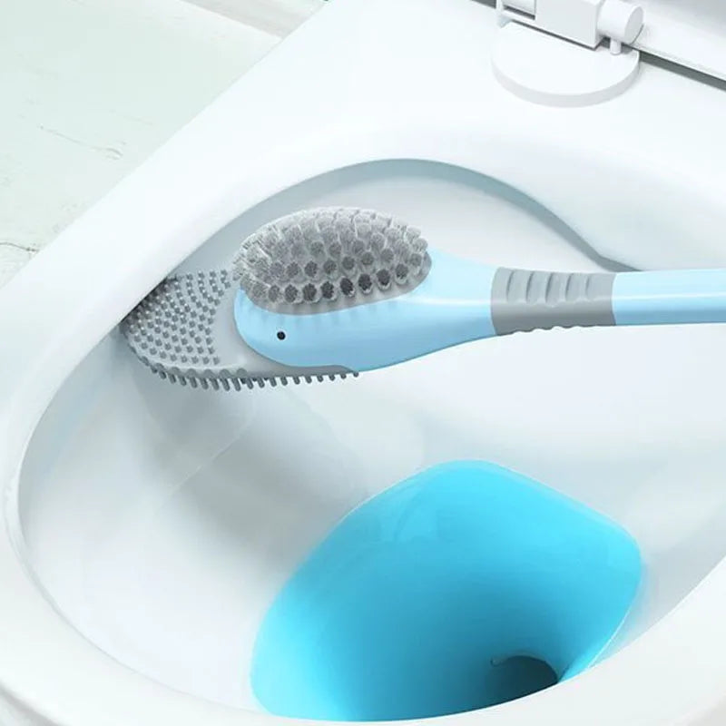Toilet Silicone brush No punching