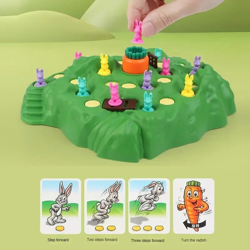 Carrot Rabbit Trap Table Board Defend Game