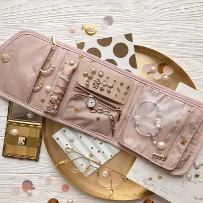 Foldable Jewellery Roll Folding Bag