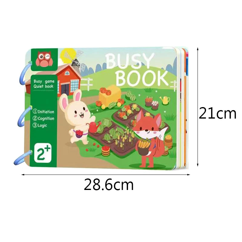 Children Busy Book Montessori For Toddler