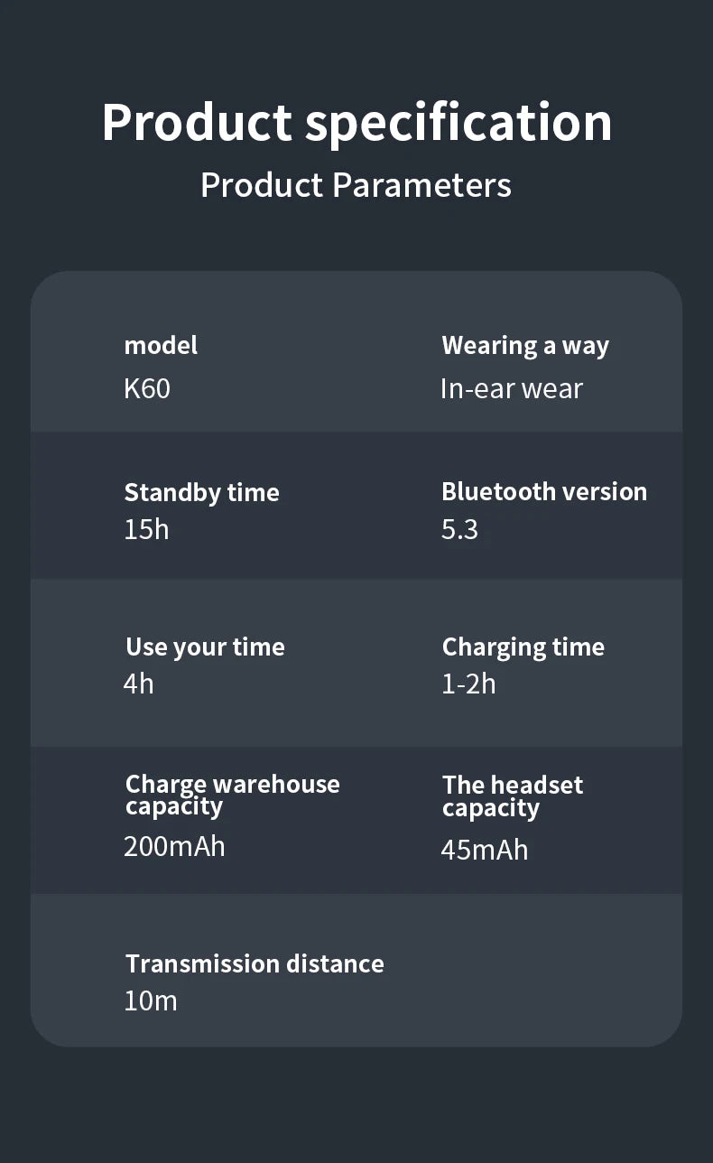 Bluetooth Wireless Earphones