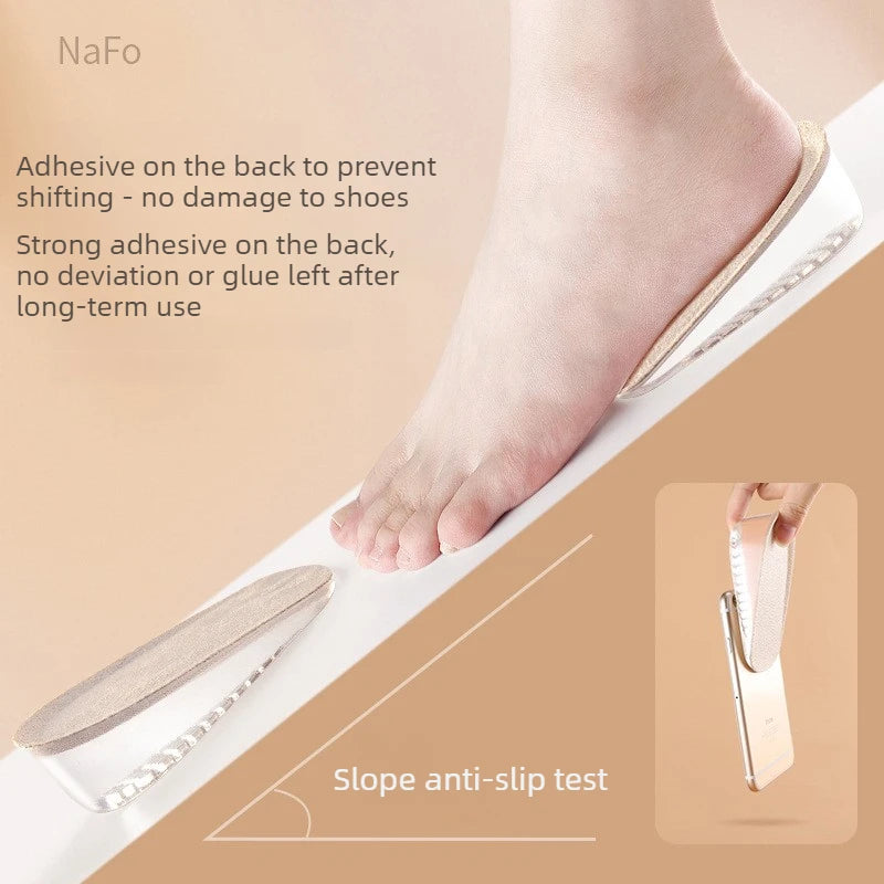 Height Increase Silicone Heel Lift Insoles