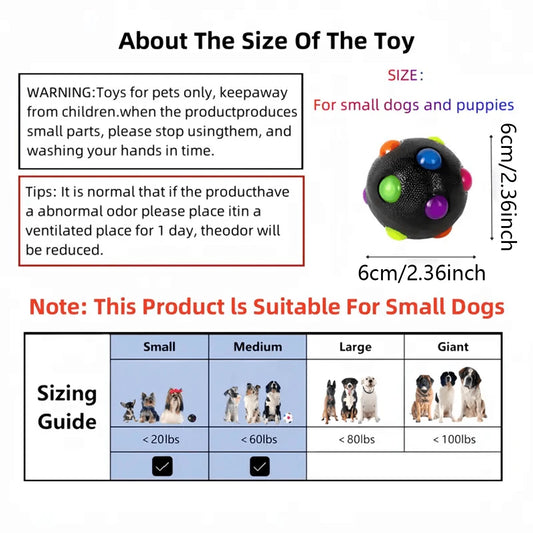 Glowing Elastic Dog Ball Toy