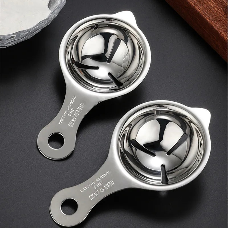 1Pc Stainless Steel Egg Yolk Separator