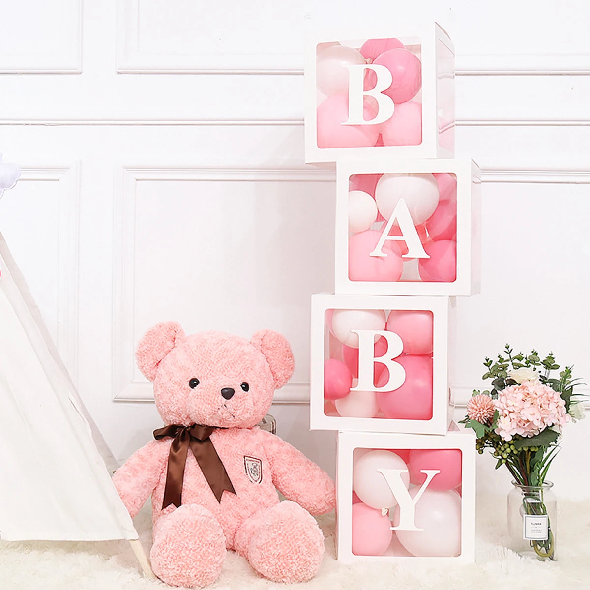 25cm BABY Letter Box Balloon Boxes