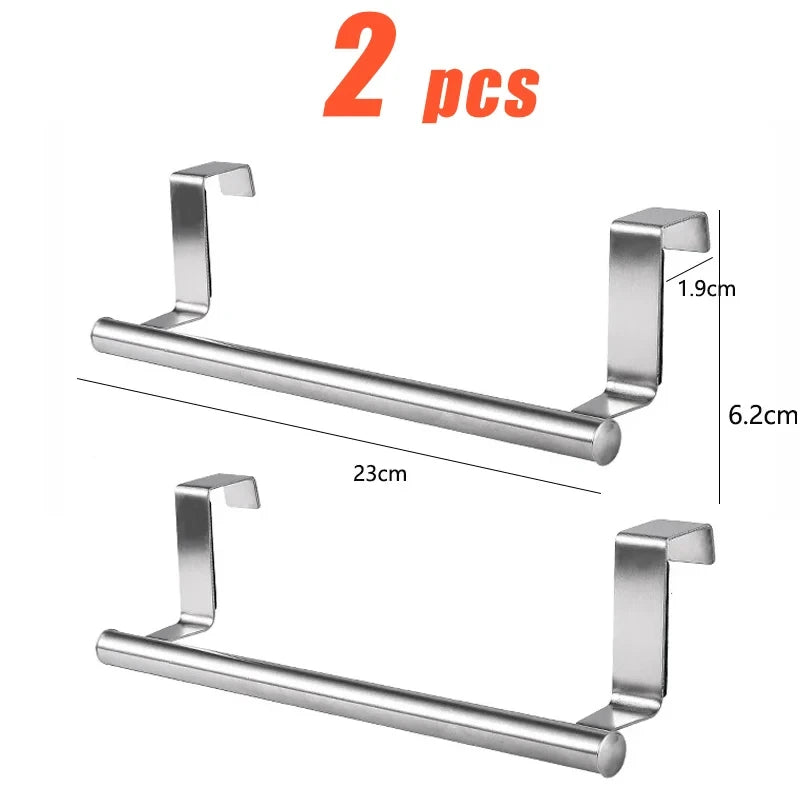 Kitchen Cabinet Door Towel Bar