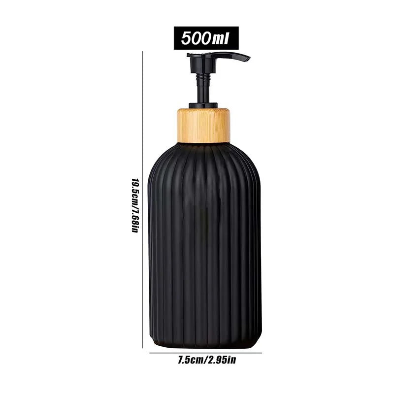500ml Strip Soap Dispenser With Bamboo Pump