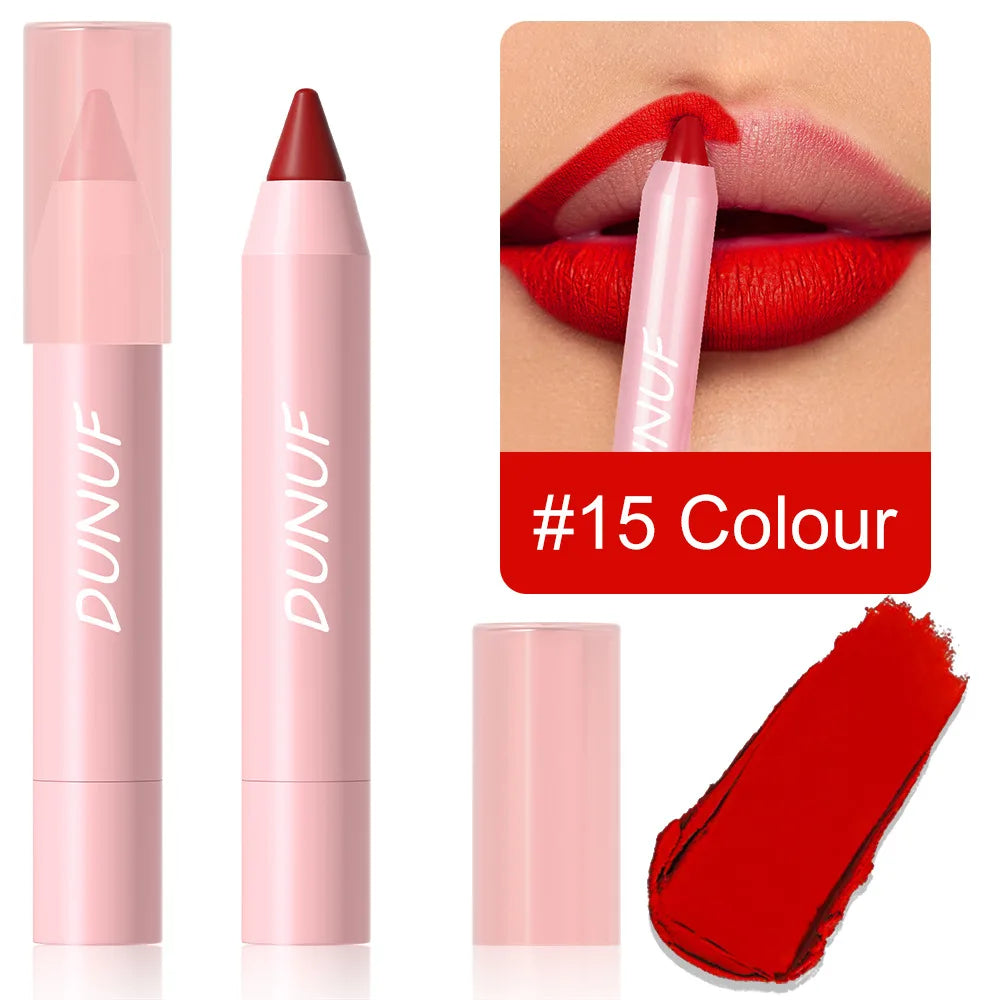 18-Colors Waterproof Lipstick Pencil