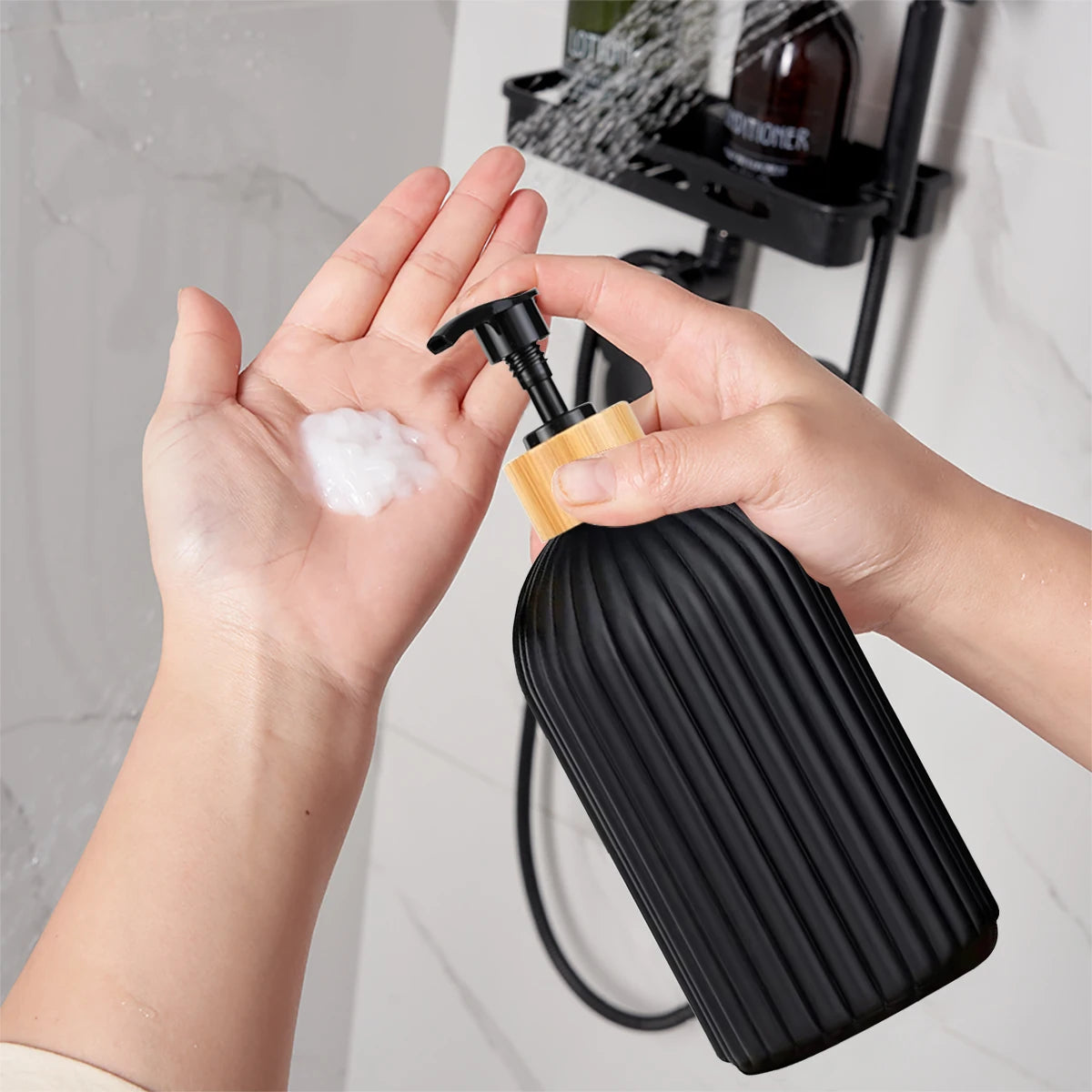 Bathroom Countertop Container Hand Soap Dispenser