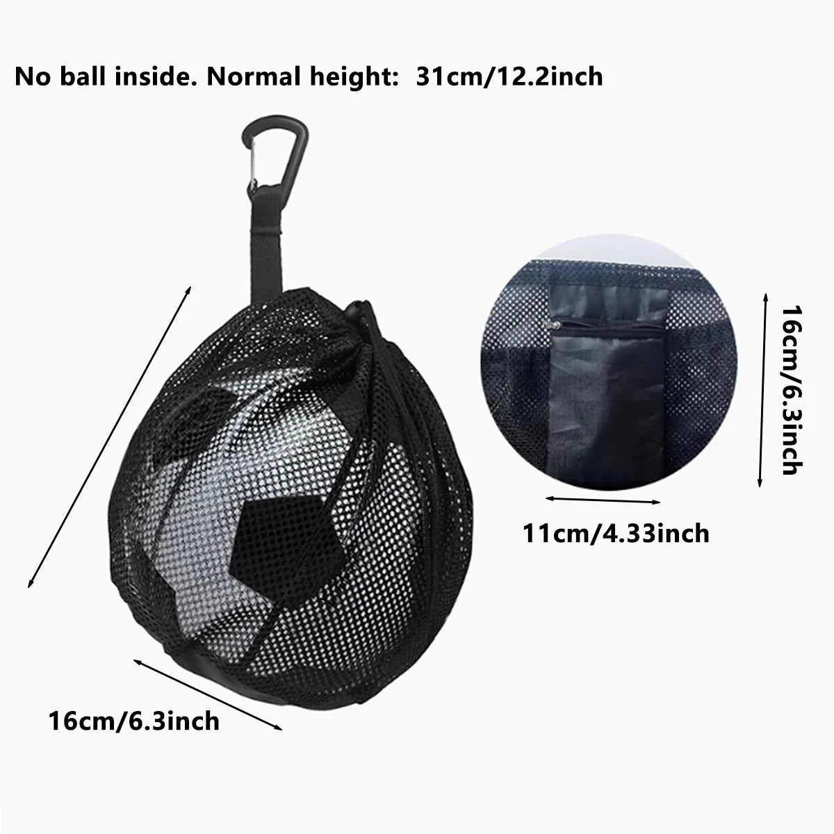 Portable Basketball Net Bag