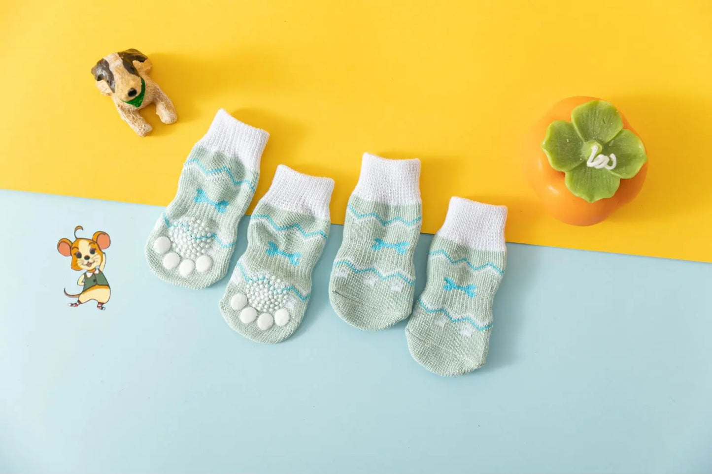 Warm Anti-Slip Knit Socks for Dogs