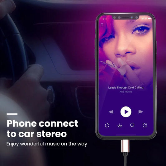 USB-C to 3.5mm Retractable AUX Audio Cable