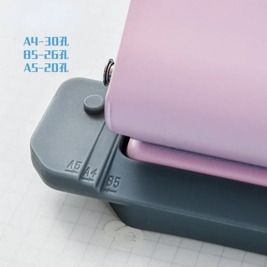 6-Hole Manual Loose Leaf Paper Punch
