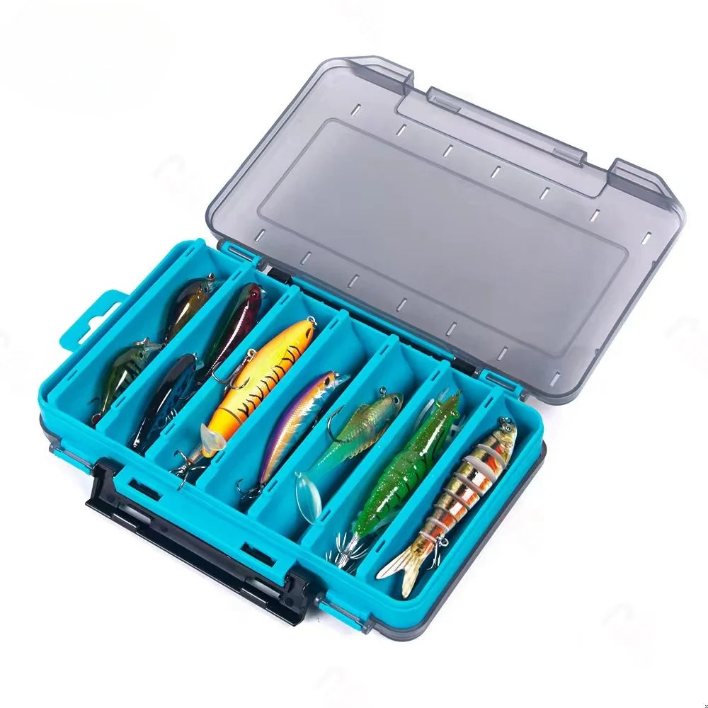 Double-Sided Waterproof Fishing Tackle Box