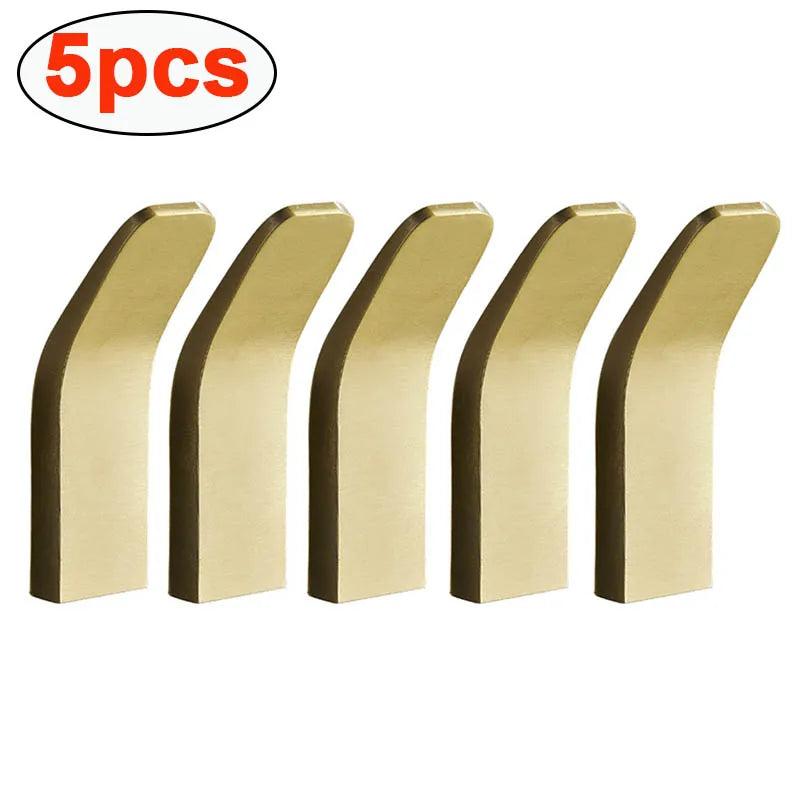 No-Drill Aluminium Wall Hook for Bathroom & Home