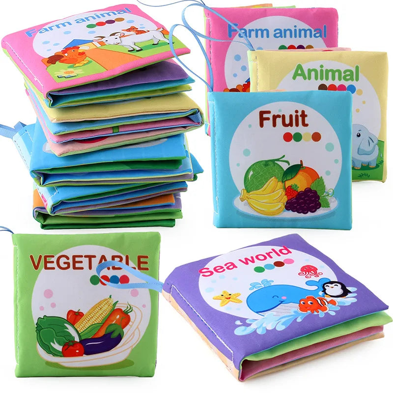 Baby Soft Cloth Book For 0-12 Months