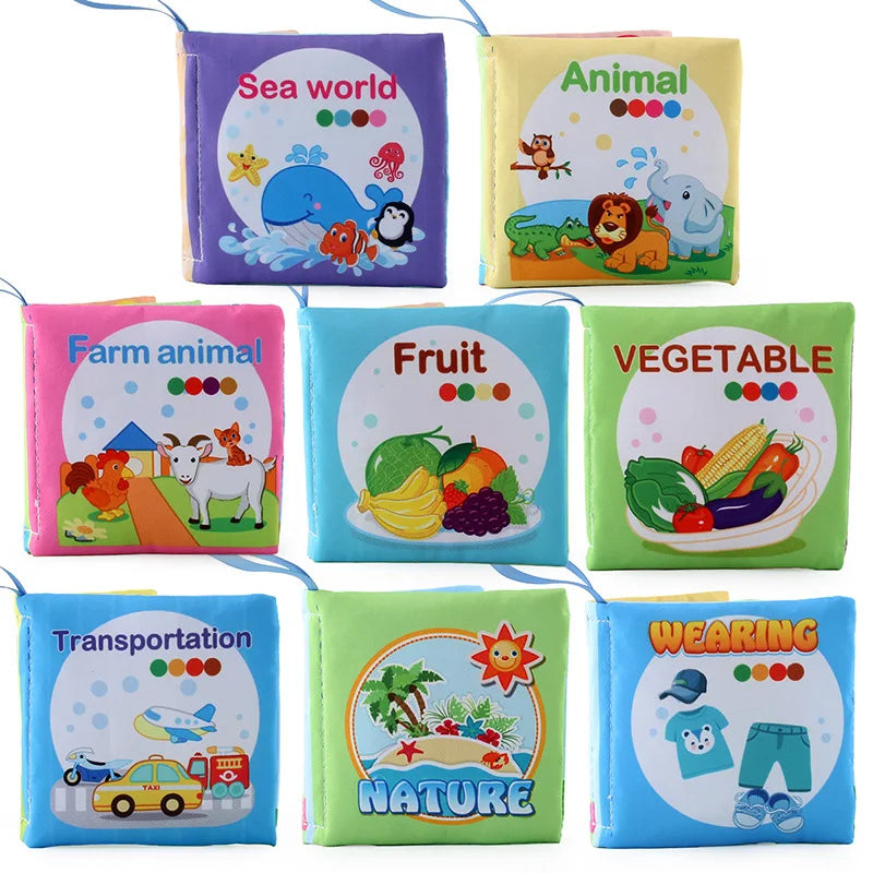 Baby Soft Cloth Book For 0-12 Months